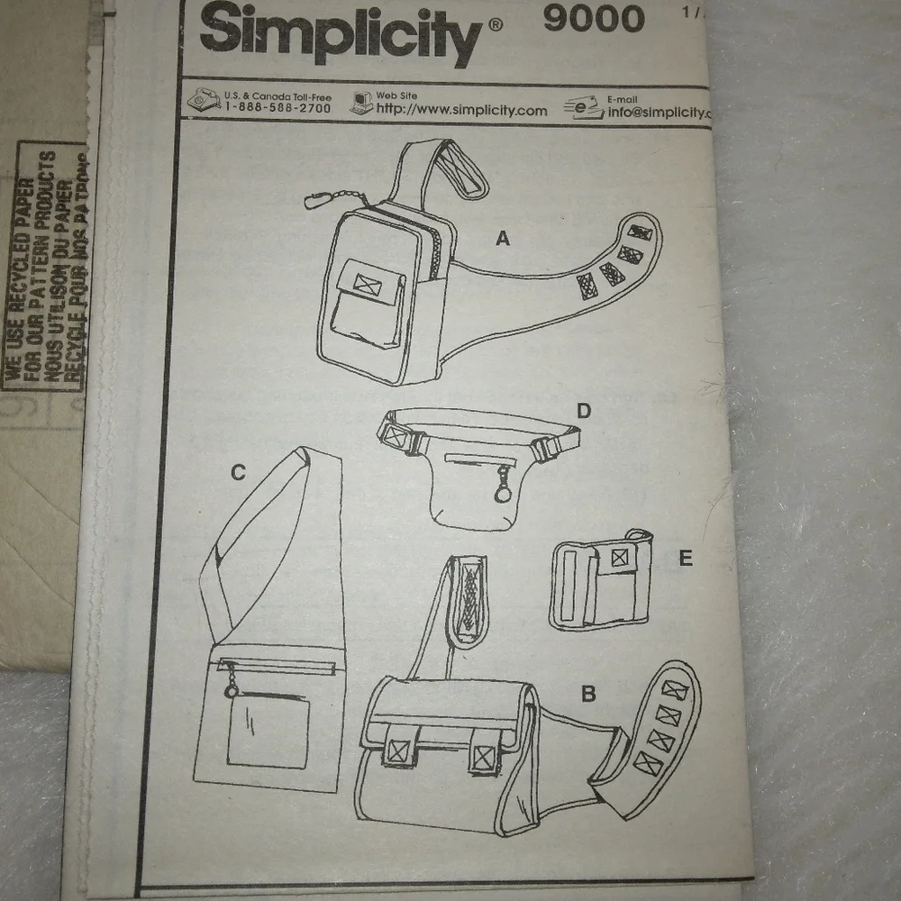 SIMPLICITY 9000 Messenger BAD, City Bag, Fanny Pack, Cell Phone Holder